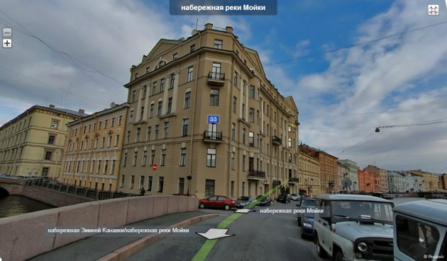 ксения собчак, гид по петербургу, Набережная Мойки 33