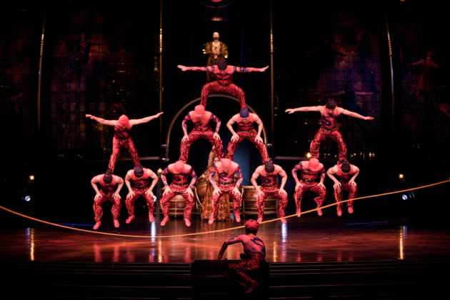 Одна из репетиций шоу Dralion